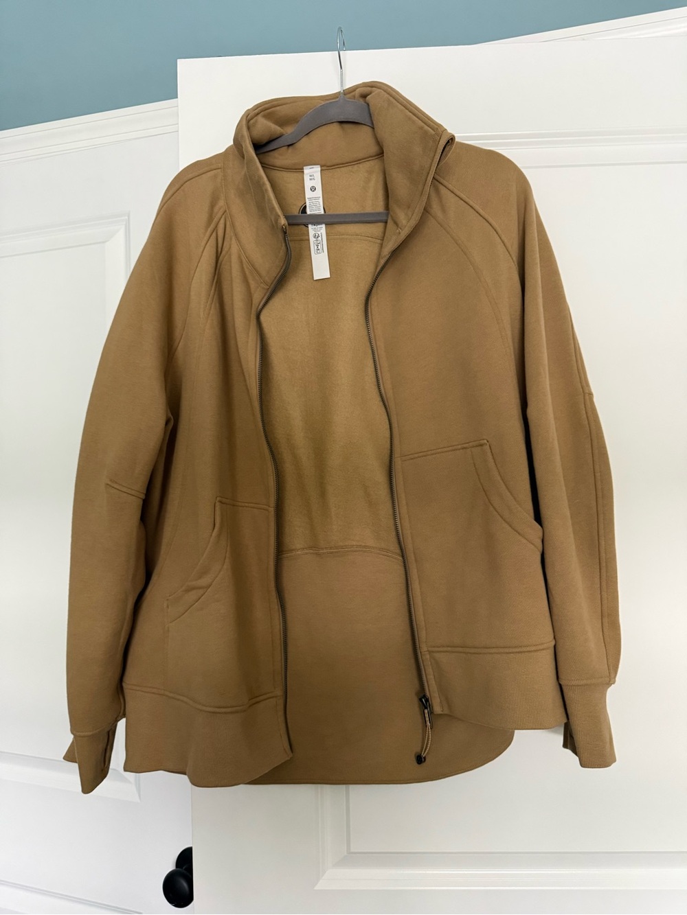 Lululemon Scuba Oversized Full-Zip Hoodie Carob Brown M/L Like New - Picture 2 of 4